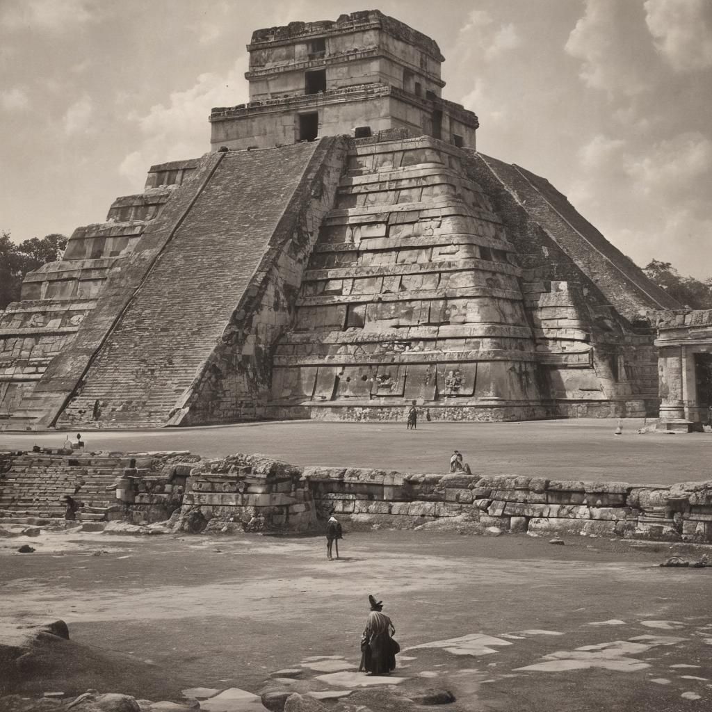 Chichen Itza in 1892: A Vintage Photograph