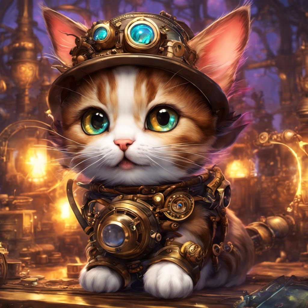 Steampunk Kitten