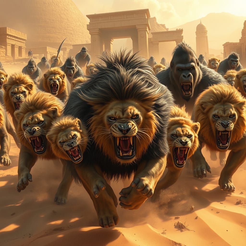 Wild Beasts Rage Through Ancient Egyptian Ruins in Gritty Re...
