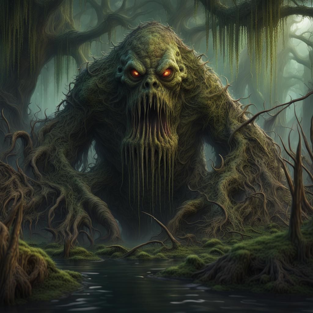 Disease-Ridden Swamp Monster Concept Art