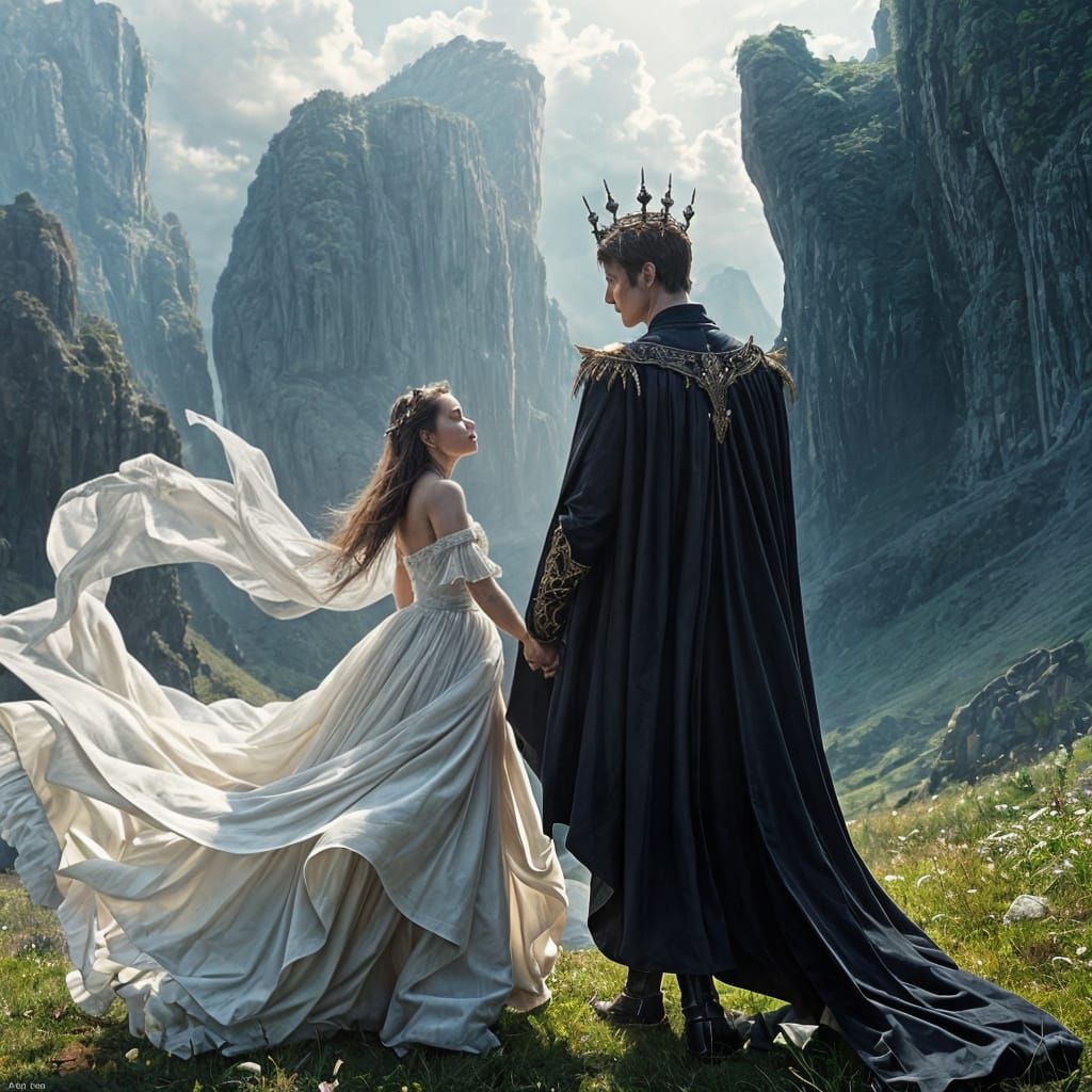 Fantasy Prince of Darkness Meets Light Princess