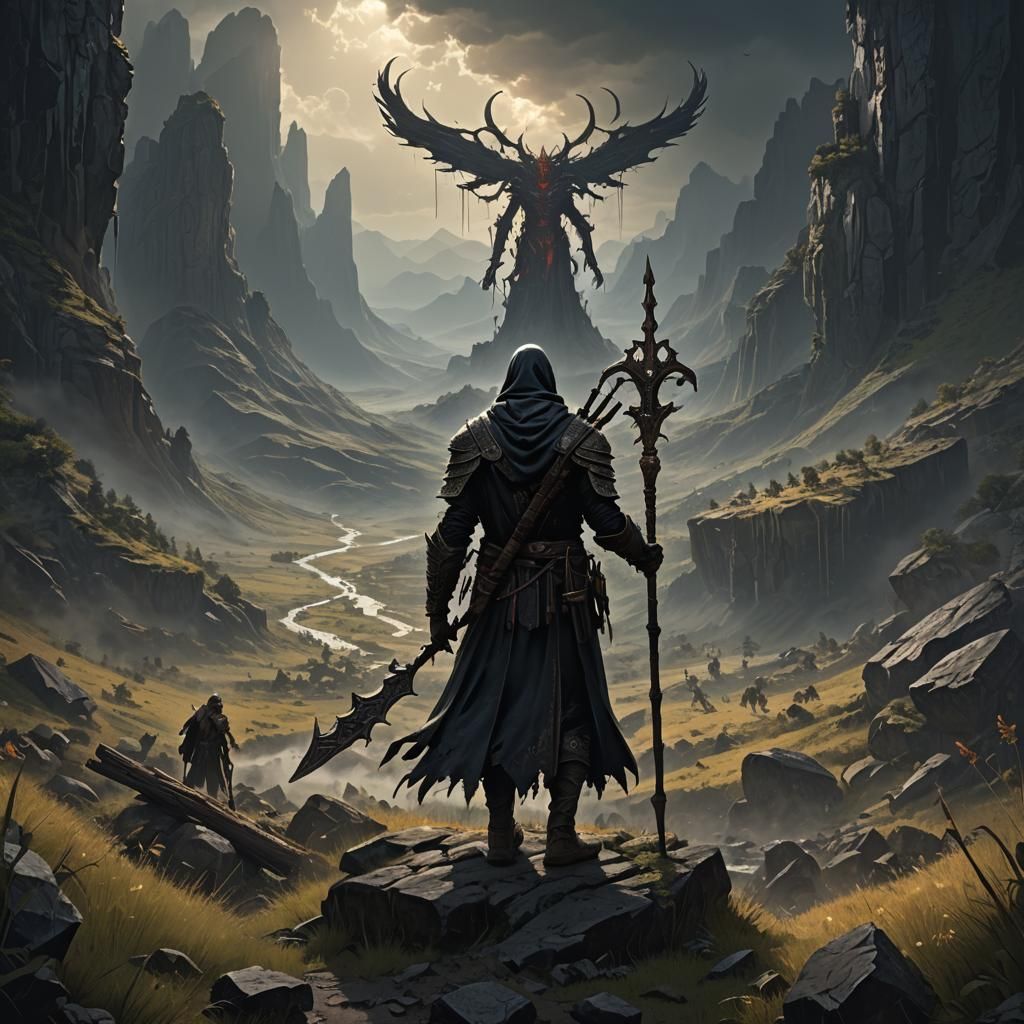 Valley of Shadow: Dark Fantasy Concept Art
