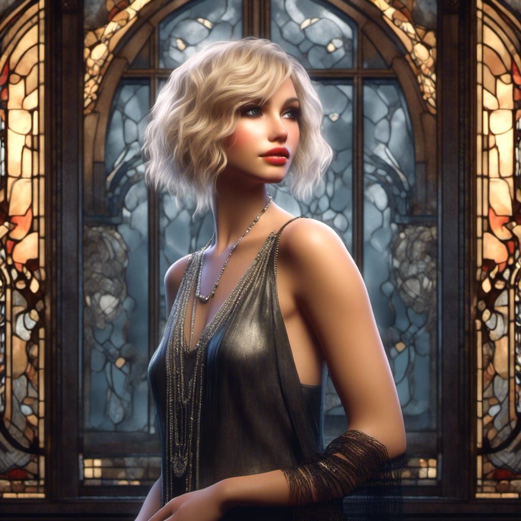 The flapper girl was the allure of the Art Deco age!