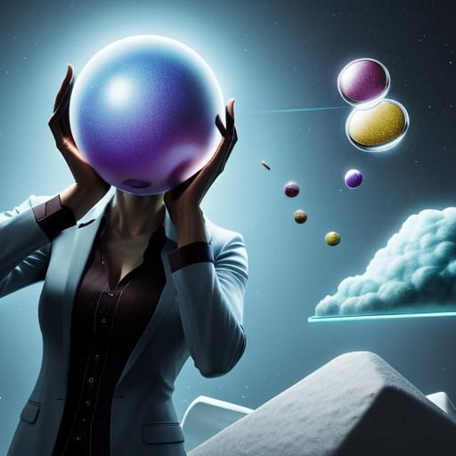 A person going through withdrawal from an imagination-enhanc...
