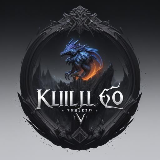 Kilo in Bold Cursive Typography on Black