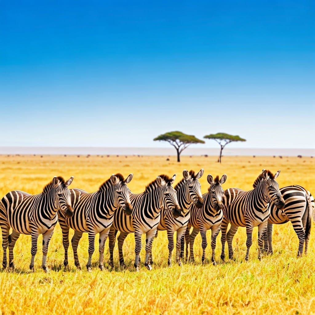 Zebras in the Serengeti: A Rebellious Stride