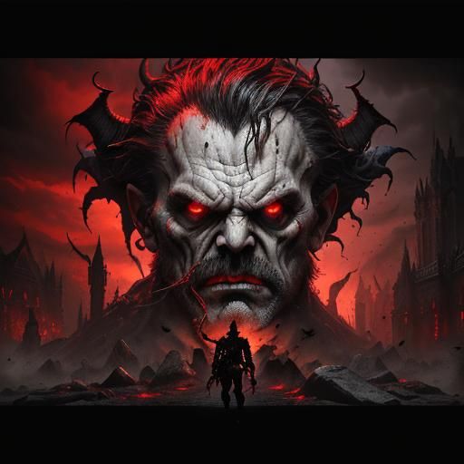 Ruthless Mario as Dark Sorcerer in Digital Cinematic Horror