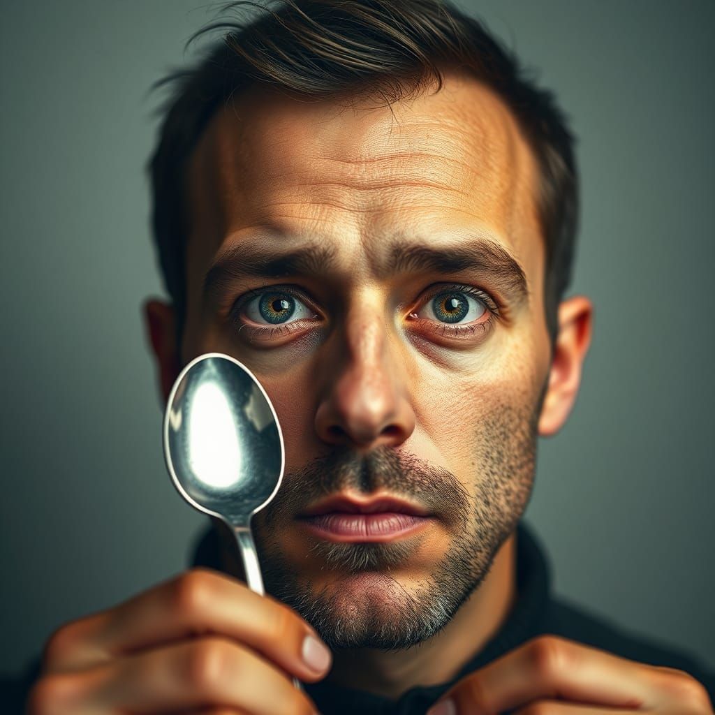 Magnetic Vision: Man Attracts Spoons with His Eyes