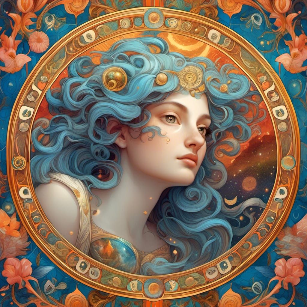 <lora:NewAged:1.0> Zodiac Aries personified