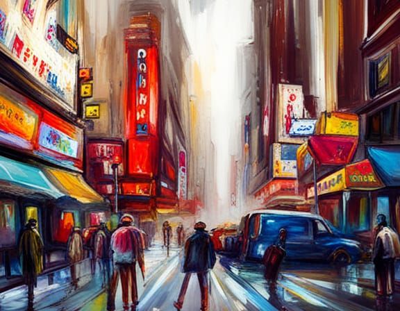 Abstract Expressionism: Dreamlike Realm in Polychromatic Spl...