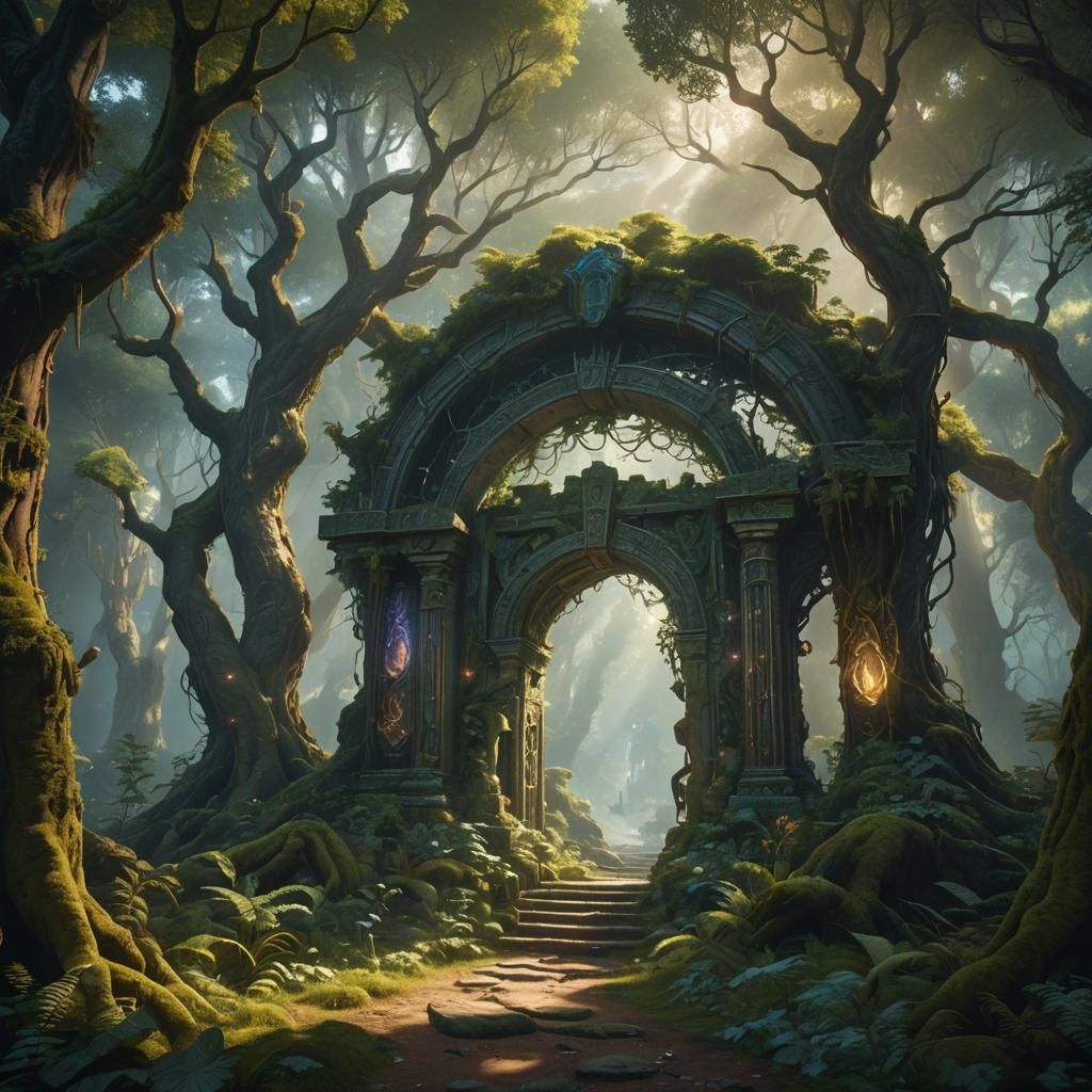 Ethereal Portal to a Peaceful Realm