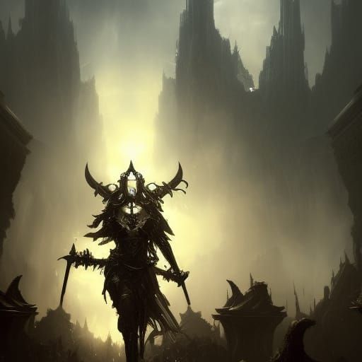 High Gothic Paladin Titan with Magic Weapons