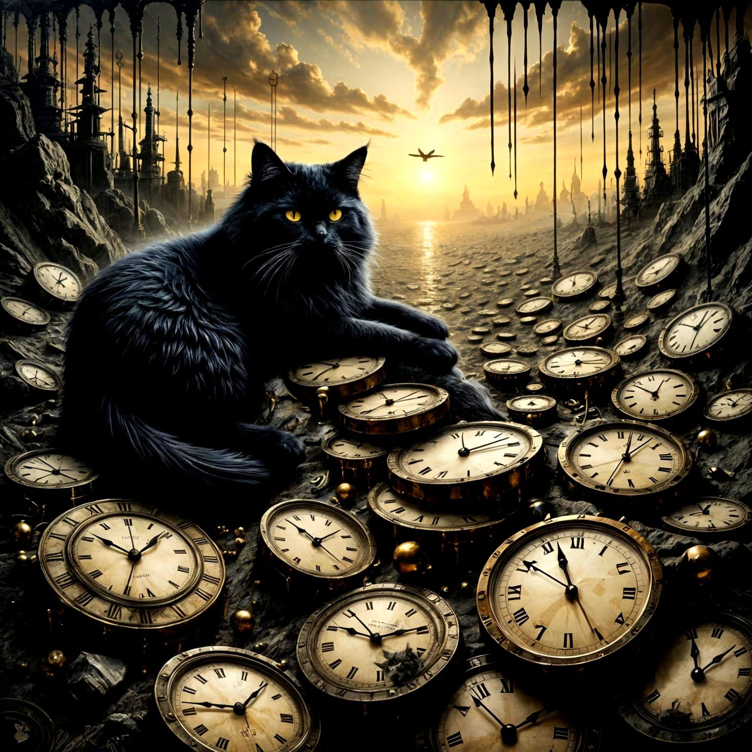 Time waits for no cat!