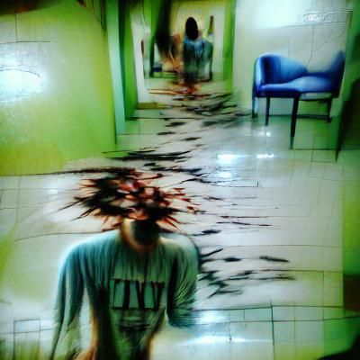 AI Generated Psychotic Episode Visual