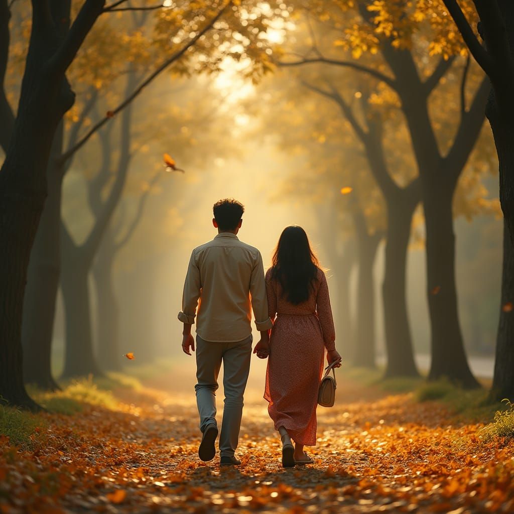 Autumn Serenity in a Bangladeshi Park