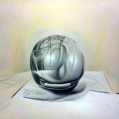 Hyperrealistic Sphere with Detailed Textures