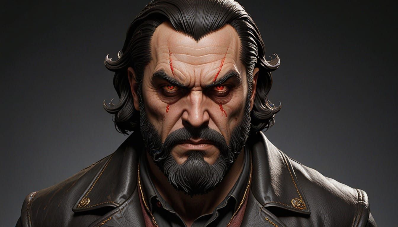 Hyperrealistic Masterpiece of Brimstone