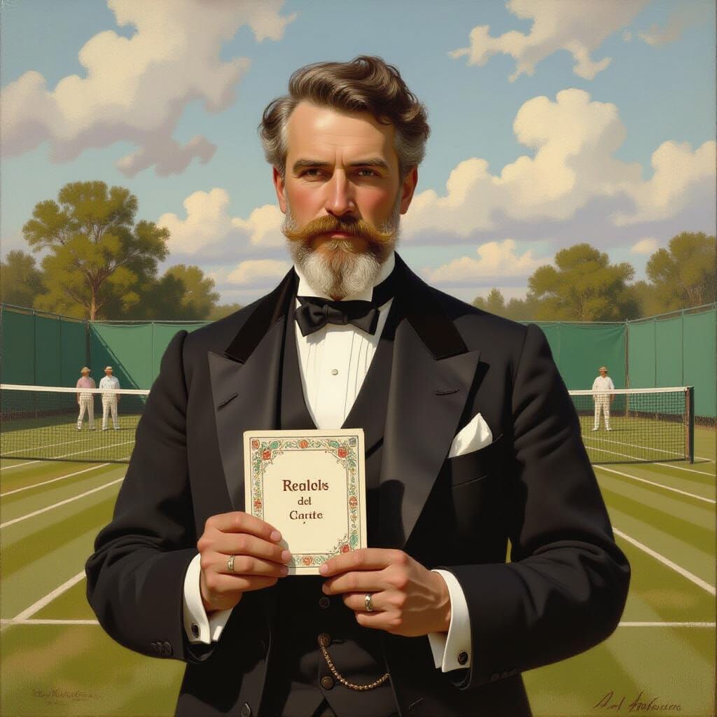 Walter Wingfield Clopton Presents Tennis Rules, Romantic Sty...