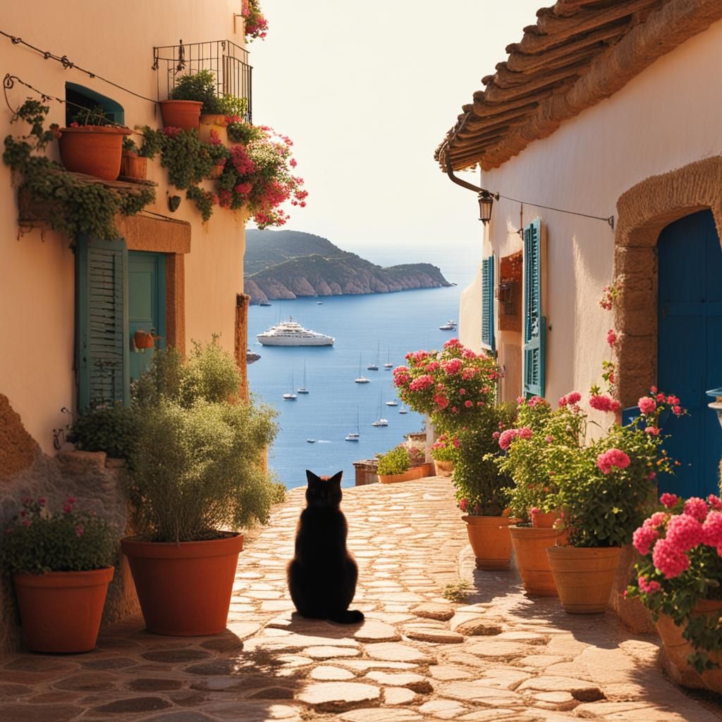 Cozy Cats on the Catalan Costa Brava