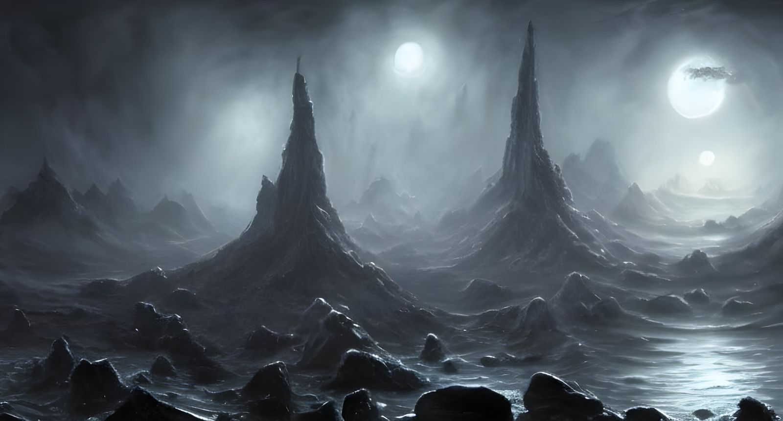 Lovecraftian Dark Fantasy Concept Art in Unreal Engine