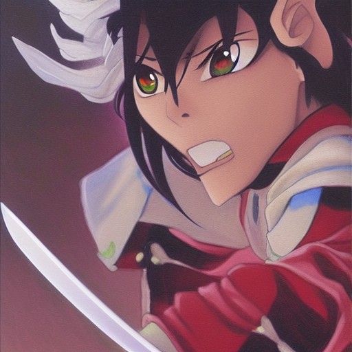 Tanjiro Kamado Oil Painting