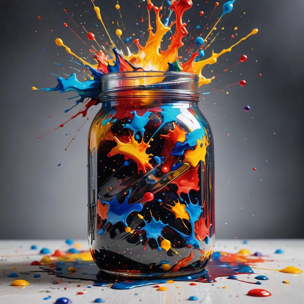 Supernova Explosion in a Jar: Splash Art Style