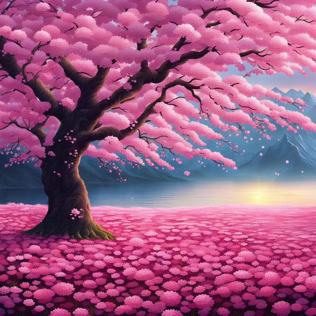 Cherry Blossom Tree Widescreen Wallpaper