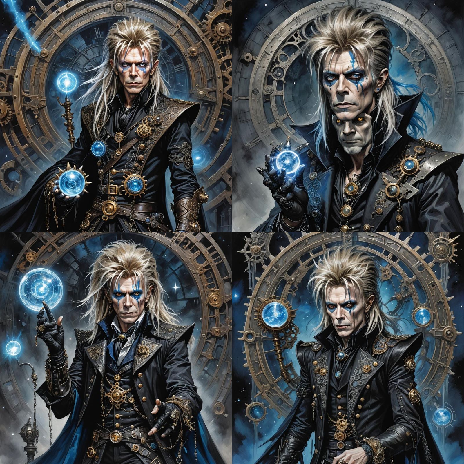 Steampunk Goblin King in a Sinister Maze