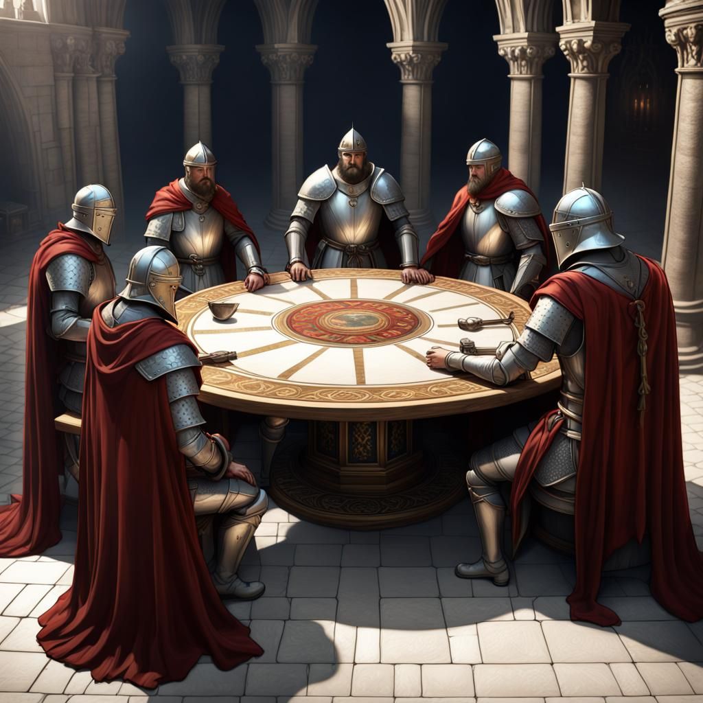 King Arthur and Knights: Dark Fantasy Concept Art