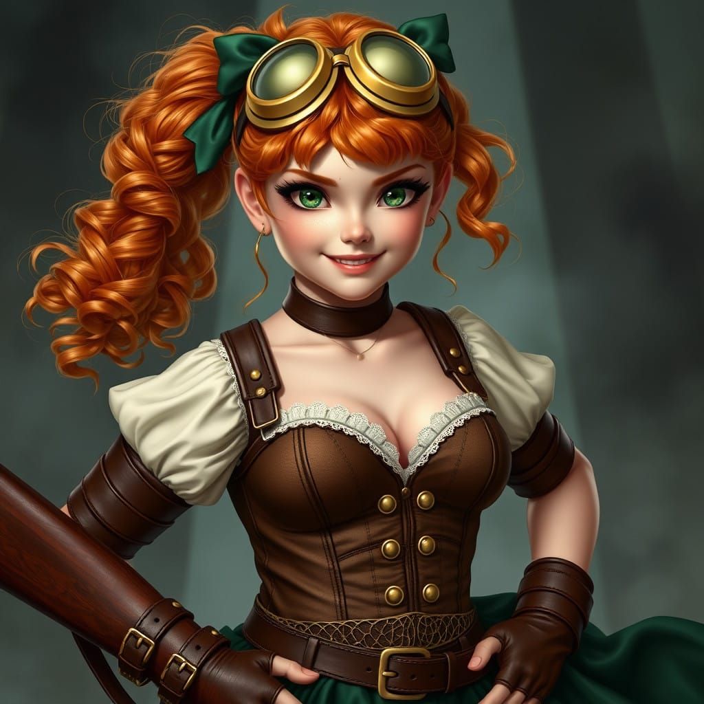 Ginger in Ethereal Fantasy Attire