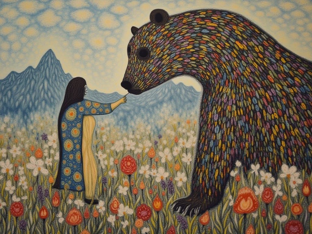 Ursine Lady Stark in Dusks Desolation with Jeweled Crown