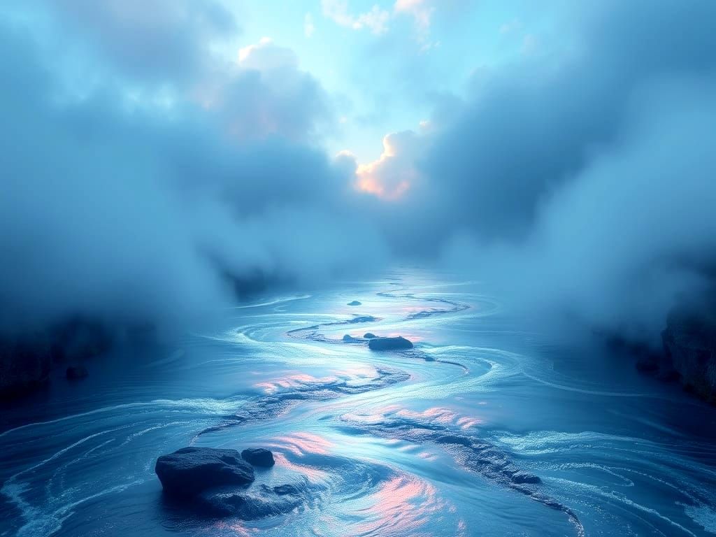 Iridescent Dreamscape River