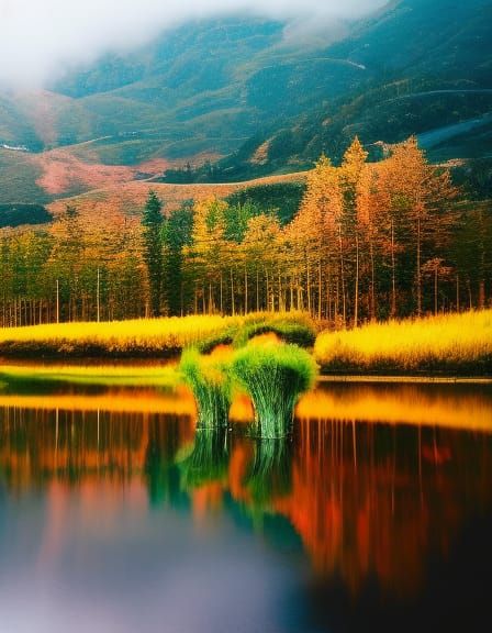 Neon Cityscape Reflects Isolation in Cyberpunk Style