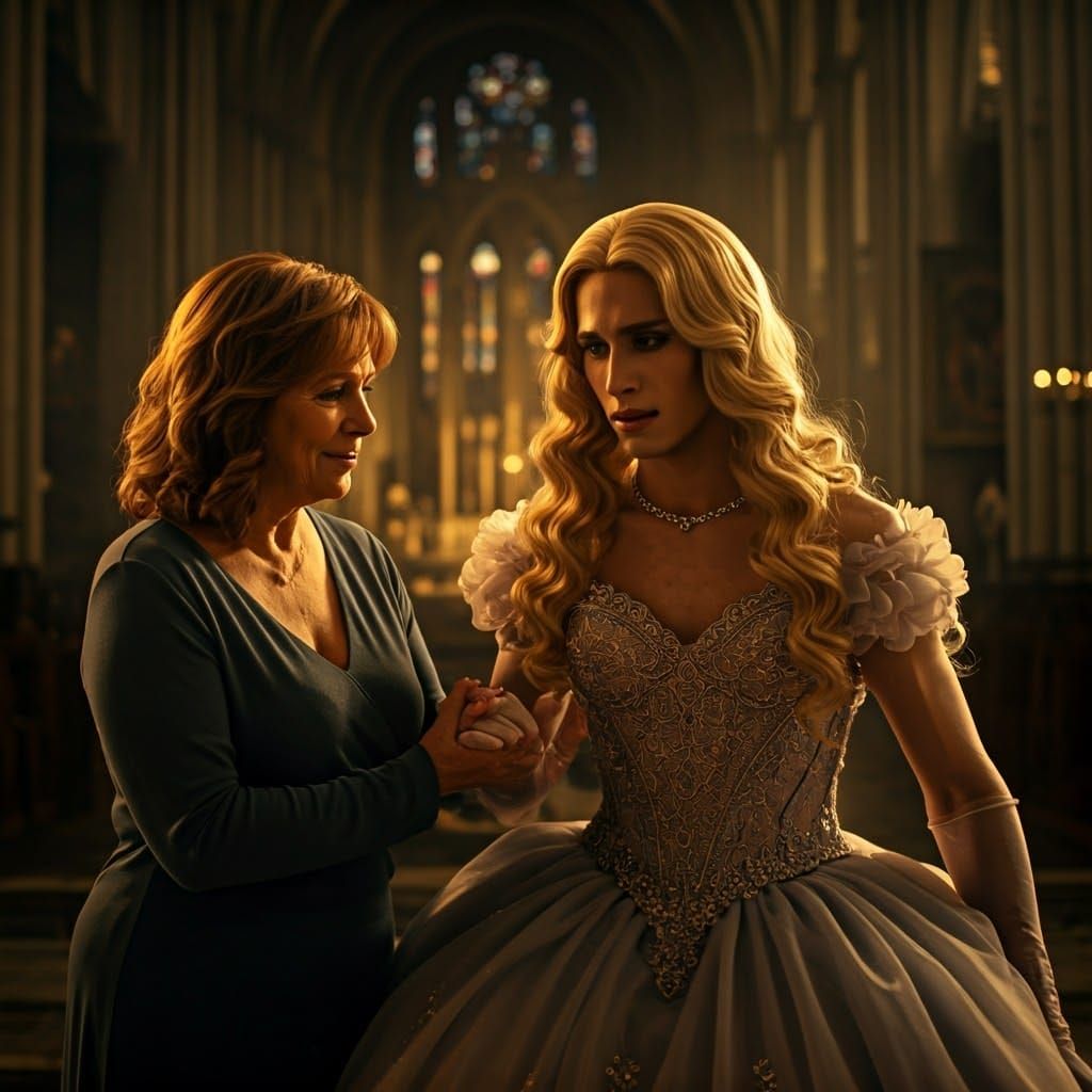 Warm Moment Between Two Souls, Delicate Beauty in a Quincean...