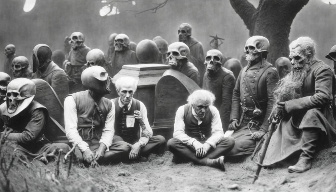 Demonic Entity in Dark Forest by Gustave Doré