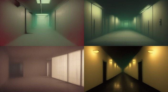 Cozy 1990s Hallway Trapped in Time