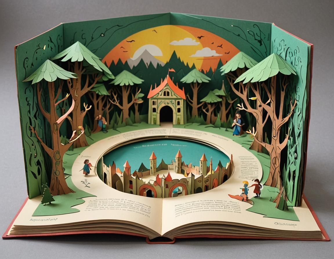 Ring Cycle Pop-Up Book in Wehr Style