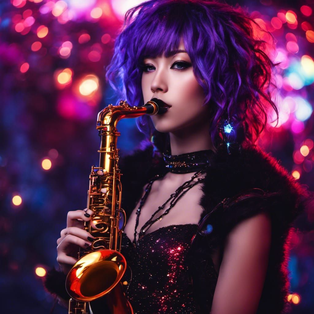 Punk playing Saxophone II