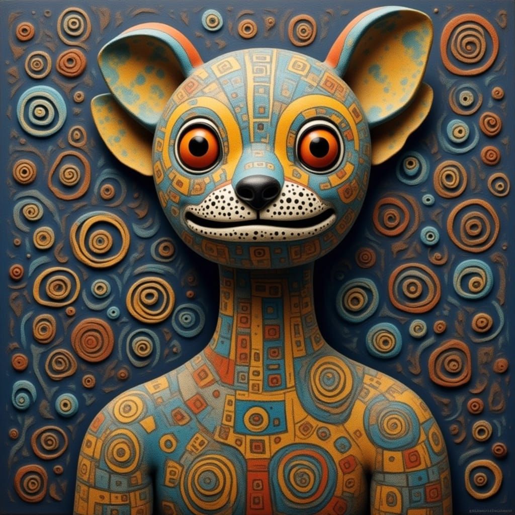 Surreal Bodyscape in 3D Anime Art Style