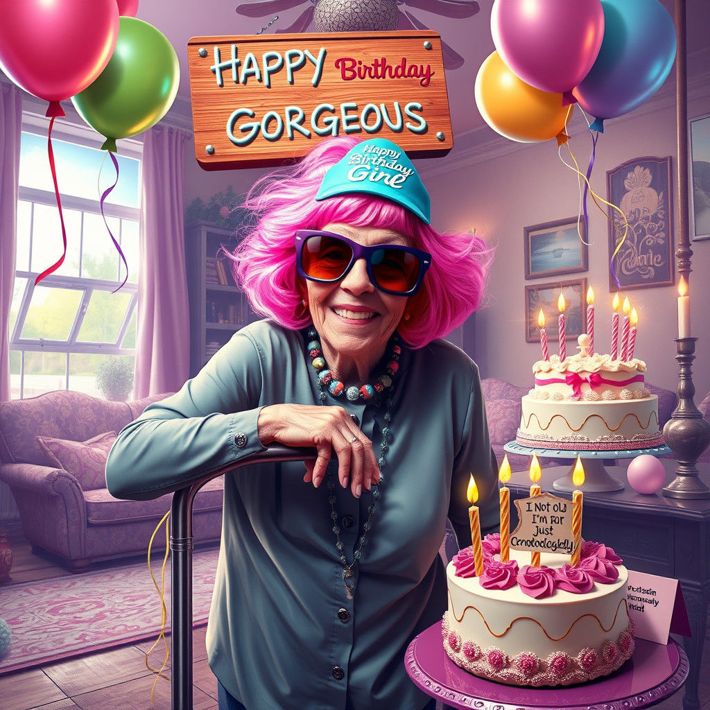 Birthday Girl Celebrates in Baroque-Inspired Whimsical Style