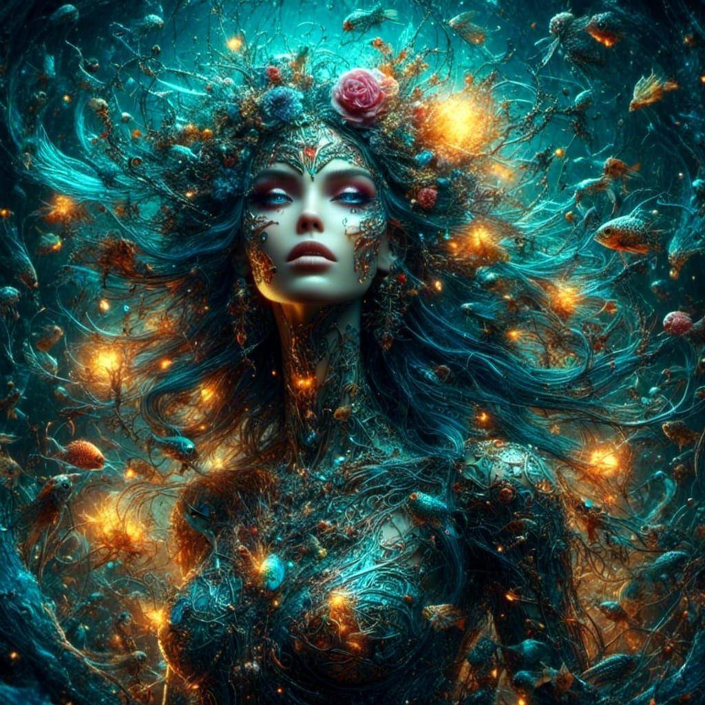 <lora:Stained Glass Mosaic:1.0> <lora:Beautiful Bones:1.0> 53850 @#@%$^@ - No Words allowed challenge,