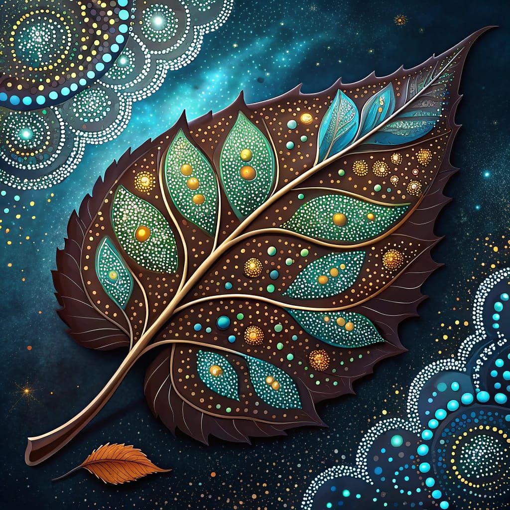 Ethereal Leaf Emerges from the Australian Outback