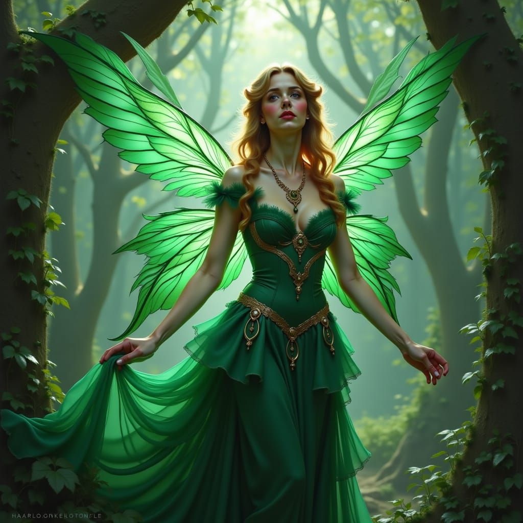 Emerald Fairy Portrait