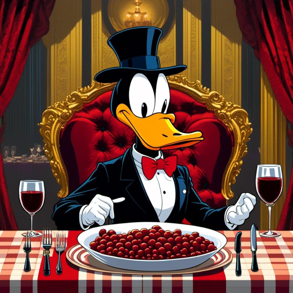 Daffy Duck as Hannibal Lecter: Character Fusion