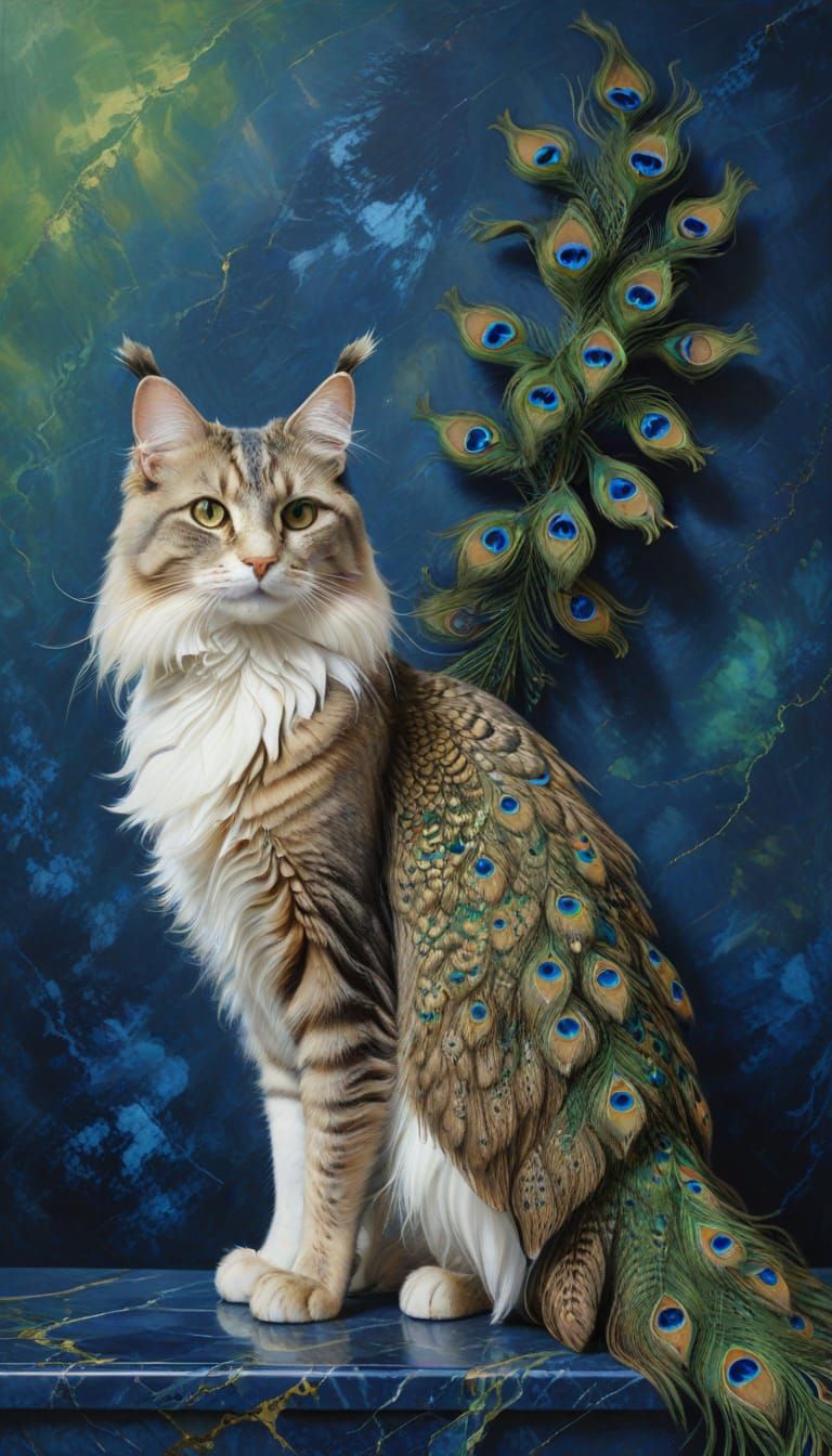 peacock cat hybrid