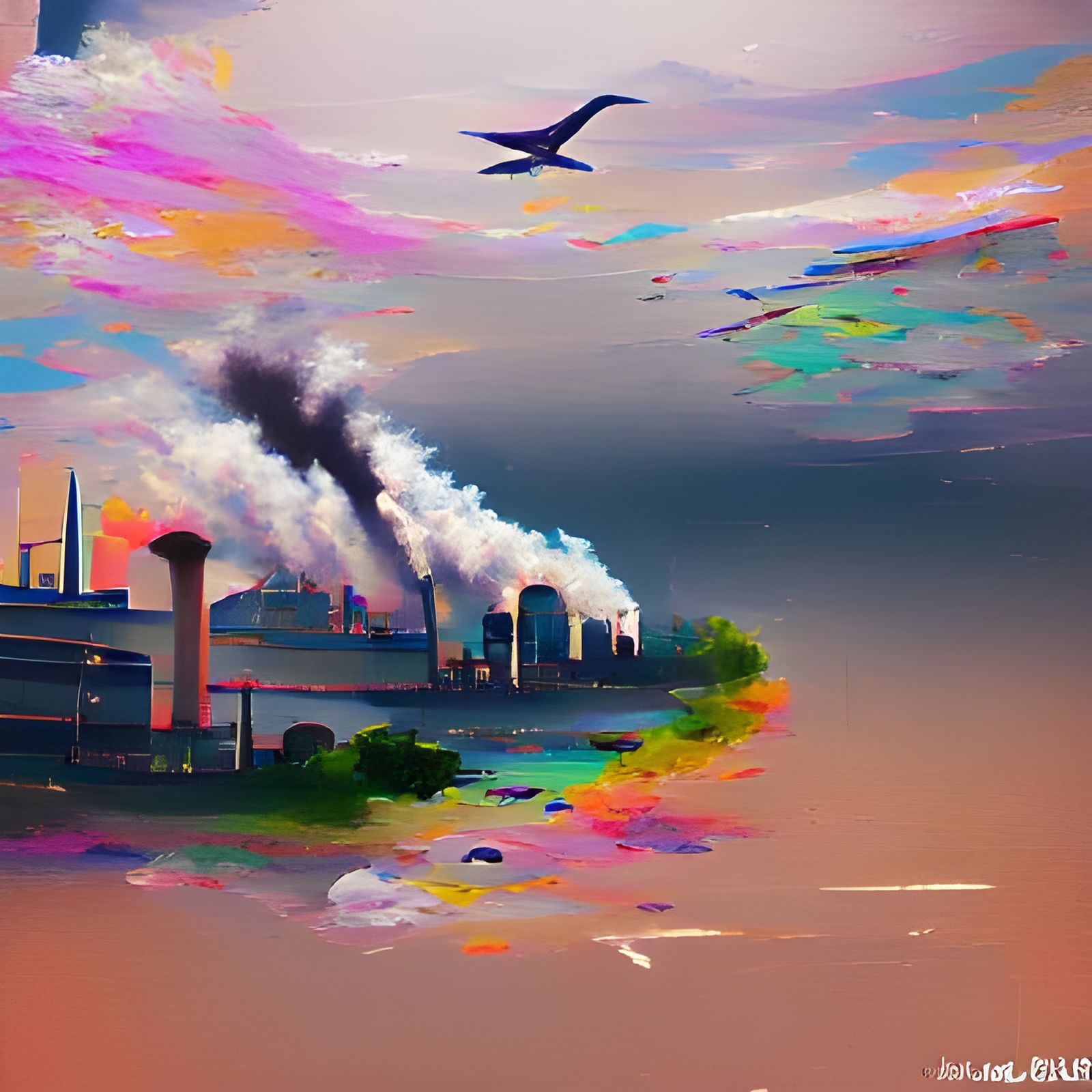 AI Image of Environmental Pollution