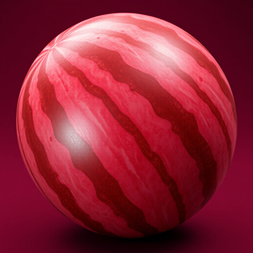 Juicy Watermelon: Hyper-Realistic Matte Painting in 8K