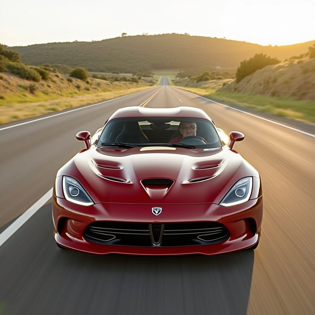 Surreal Sunset Beach Scene with Hidden Clouds