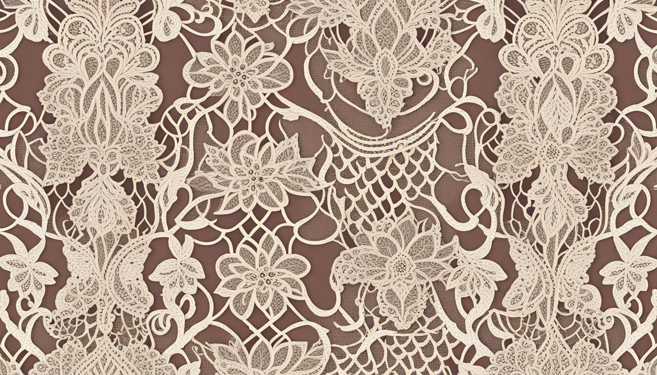 Seamless Lace Pattern for Curtain or Wallpaper