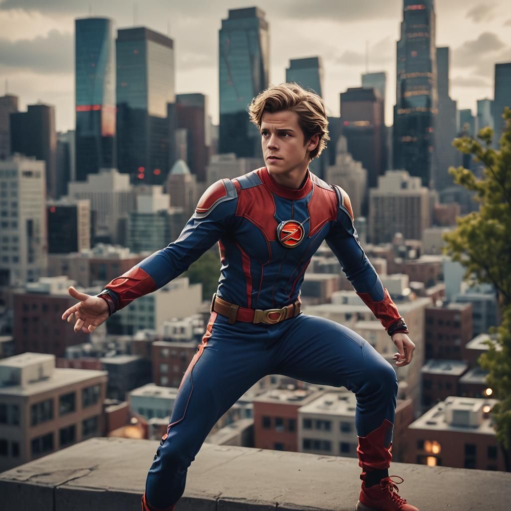 Henry Danger in Cinematic Action Scene